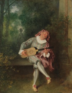 Mezzetin, ca. 1718-20. Creator: Jean-Antoine Watteau.