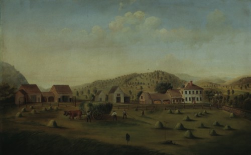 Leete Farm, West Claremont, New Hampshire, ca. 1822. Creator: Francis Alexander.