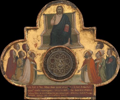 Christ Enthroned with Saints, ca. 1325. Creator: Bernardo Daddi.