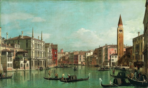 The Grand Canal, Venice, Looking Southeast, with the Campo della Carità to the Right, 1730s. Creator: Canaletto.