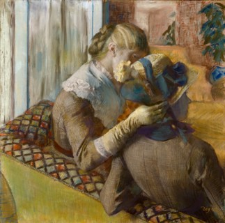 At the Milliner's, 1881. Creator: Edgar Degas.