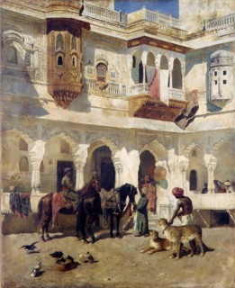 The Rajah Starting on a Hunt, ca. 1885. Creator: Edwin Lord Weeks.