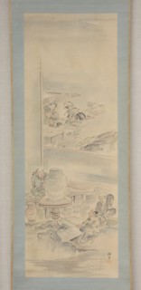 Making Ceramics, first half of the19th century. Creator: Eiraku Hozen.