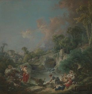 Washerwomen, 1768. Creator: Francois Boucher.
