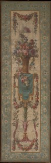 Basket of flowers with garlands, 1770-90. Creator: Unknown.