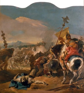 The Capture of Carthage, 1725-29. Creator: Giovanni Battista Tiepolo.