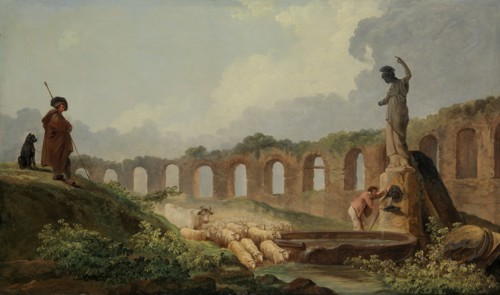 Aqueduct in Ruins. Creator: Hubert Robert.