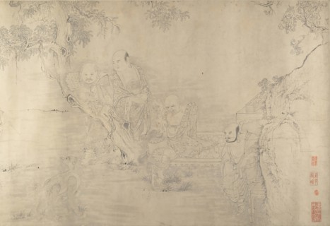 (Copy after) The Sixteen Luohans, 19th-early 20th century. Creator: Unknown.