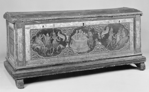 Cassone (one of a pair), second quarter 15th century. Creator: Unknown.
