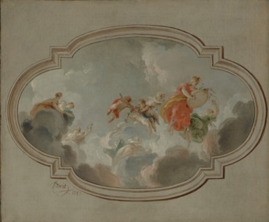 Flora and Zephyr, 1743. Creator: Jacob de Wit.