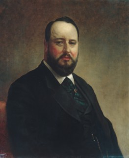 Joseph W. Drexel, 1877. Creator: Jacob Hart Lazarus.