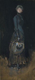 Lady in Gray, ca. 1883. Creator: James Abbott McNeill Whistler.