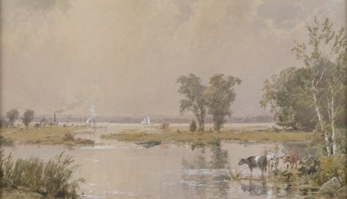 Hackensack Meadows, 1890. Creator: Jasper Francis Cropsey.