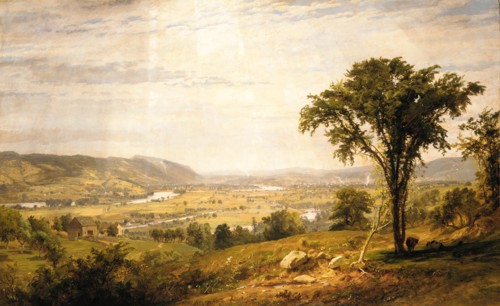 Wyoming Valley, Pennsylvania, 1864. Creator: Jasper Francis Cropsey.