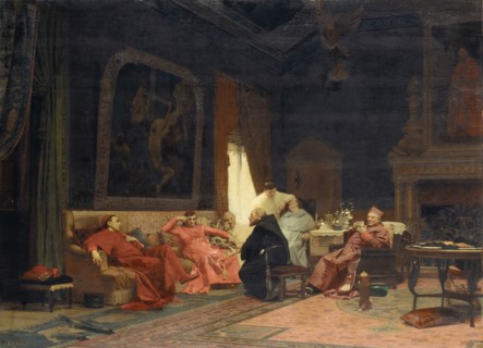 The Missionary's Adventures, ca. 1883. Creator: Jehan Georges Vibert.