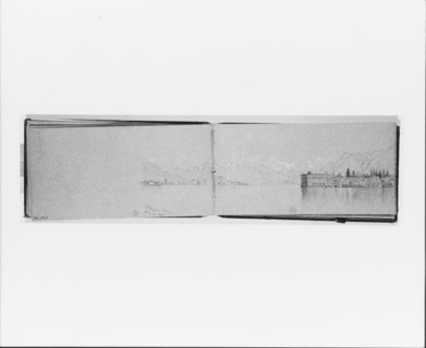 Lake Maggiore, May 12, 1869 (verso, from Sketchbook), 1869. Creator: Jervis McEntee.