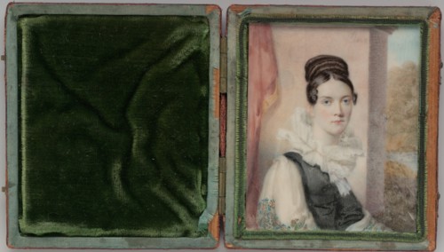 Portrait of a Lady, 1822. Creator: John Robinson.