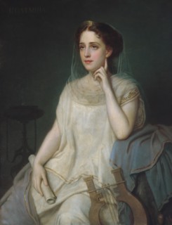Polyhymnia, 1869. Creator: Giuseppe Fagnani.