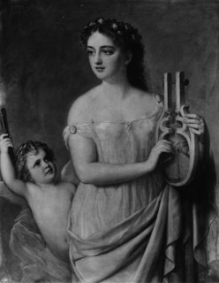 Erato, 1869. Creator: Giuseppe Fagnani.