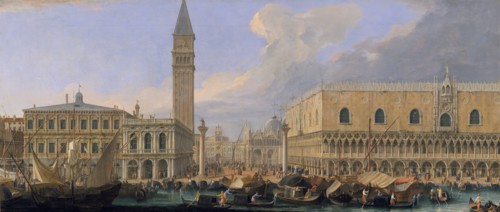 The Molo, Venice, from the Bacino di San Marco, ca. 1709. Creator: Luca Carlevarijs.