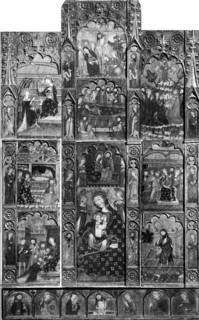 Retable, late 14th or early 15th century. Creator: Master of Cubells.