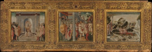 Scenes from the Life of King Nebuchadnezzar. Creator: Nicola di Maestro Antonio d'Ancona.