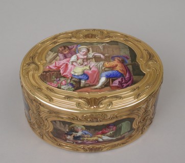 Snuffbox, 1759-60. Creator: Jean-Charles-Simphorien Dubos.