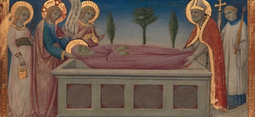 The Burial of Saint Martha, ca. 1460-70. Creator: Sano di Pietro.