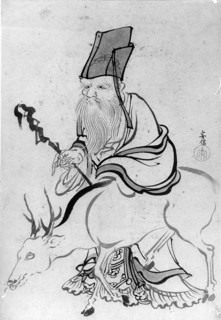 Juro (God of Luck), 18th-19th century. Creator: School of Katsushika Hokusai.