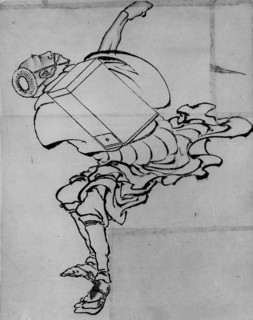 Fan Peddler, 18th-19th century. Creator: School of Katsushika Hokusai.