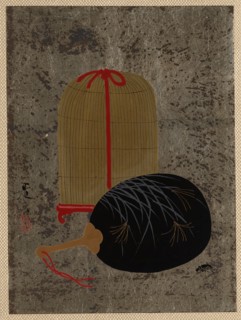 Fan and Insect Cage. Creator: Shibata Zeshin.