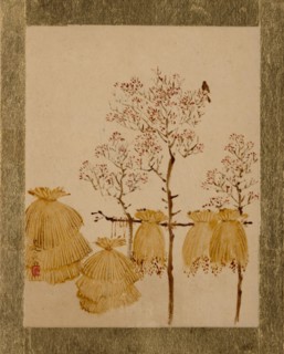 Rice Stacks and Trees. Creator: Shibata Zeshin.