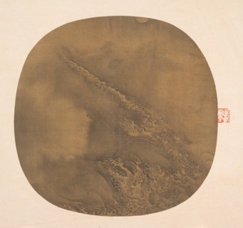 Waves in the moonlight, 13th century. Creator: Unknown.