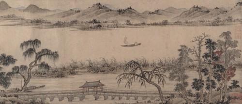 Pavilion of the Hovering Rainbow Bridge, 16th century. Creator: Unknown.