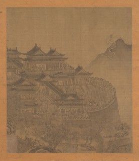 The Immortal Lü Dongbin Appearing over the Yueyang Pavilion, 15th-16th century. Creator: Unknown.