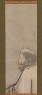 Portrait of Daruma, early 17th century. Creator: Unkoku Togan.