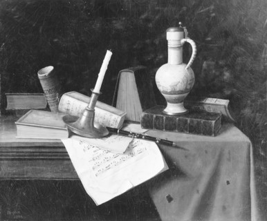Still Life, 1888. Creator: William Michael Harnett.