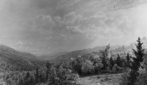 From the Flume House, Franconia, New Hampshire, 1872. Creator: William Trost Richards.
