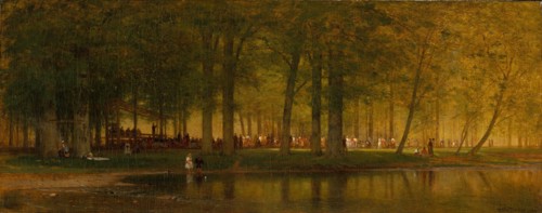 The Camp Meeting, 1874. Creator: Worthington Whittredge.