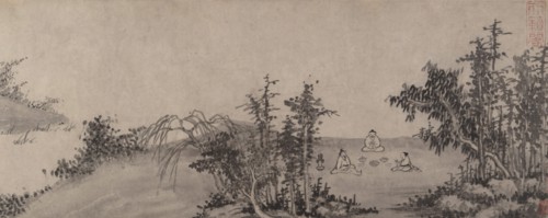 Drinking and Composing Poetry, 1485. Creator: Yao Shou.