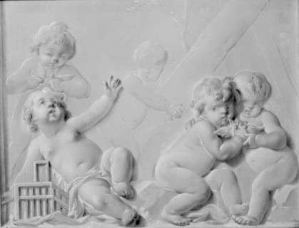 Putti with Birds, second half 18th century. Creator: Unknown.
