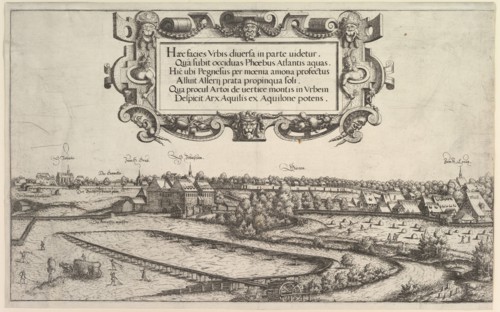 View of Nuremberg from the West, 1552. Creator: Hans Sebald Lautensack.