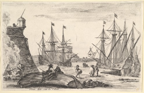 View of a part of Calais