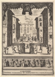 Frontispiece for the comedy 'The Buffoons'