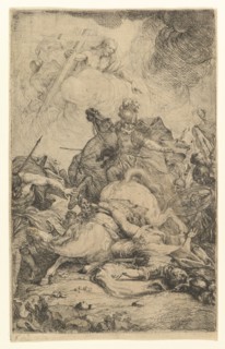 The Conversion of Saul, ca. 1650-1725. Creator: H Bem.
