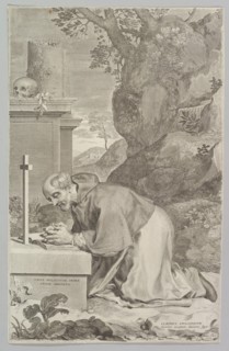 St. Claude, 1664. Creator: Claude Mellan.