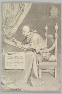 St. Gregory, 1681. Creator: Claude Mellan.