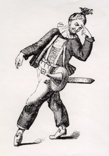 Kasper Punch, 19th century. Creator: George Cruikshank.