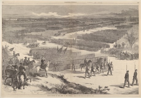 Grand Review of the Army of the Potomac - Drawn by Mr. Thomas Nast