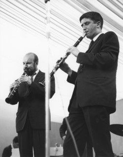 Tony Coe and Sandy Brown, Al Fairweather and Sandy Brown All Stars, Manchester Jazz Festival,1963. Creator: Brian Foskett.